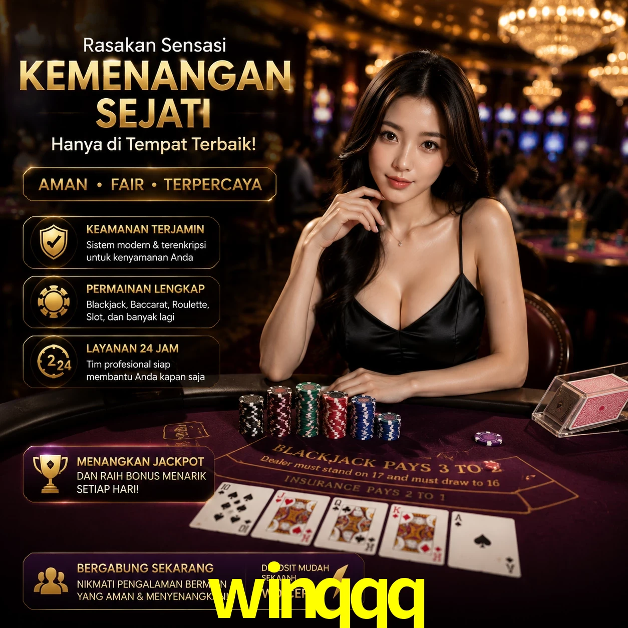 Bônus exclusivos membros VIP winqqq